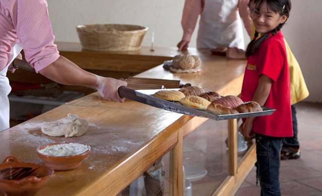 Talleternera en el parque